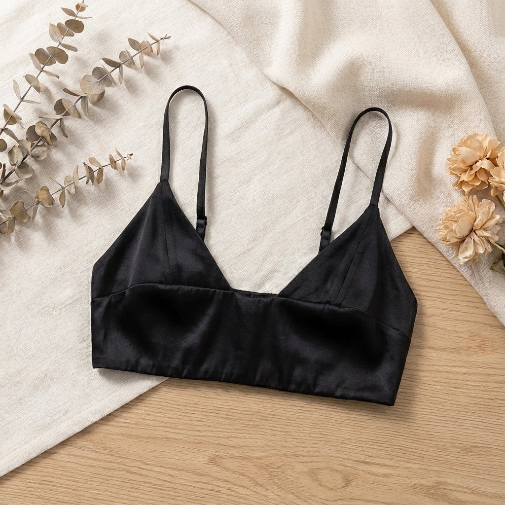 Soutien-Gorge en Soie de Mûrier - Sans Armature Non Rembourré Confort Femme - StudioSoie