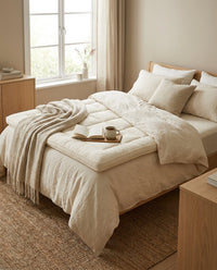 Chambre cosy avec le surmatelas StudioSoie