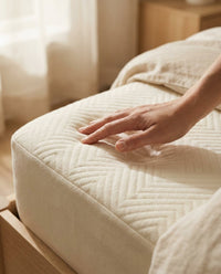 Texture matelassée du surmatelas mémoire de forme