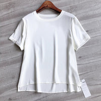 T-shirt en Soie-Coupe Large - StudioSoie