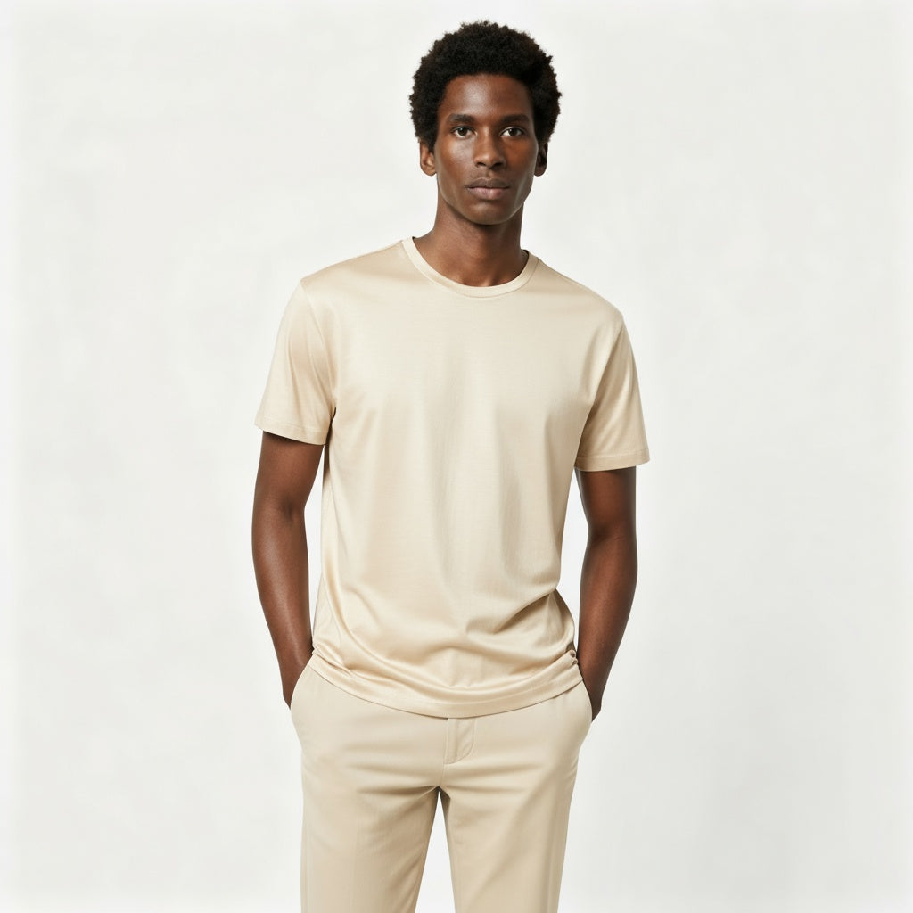 T-Shirt Για Άνδρες 70% Μετάξι