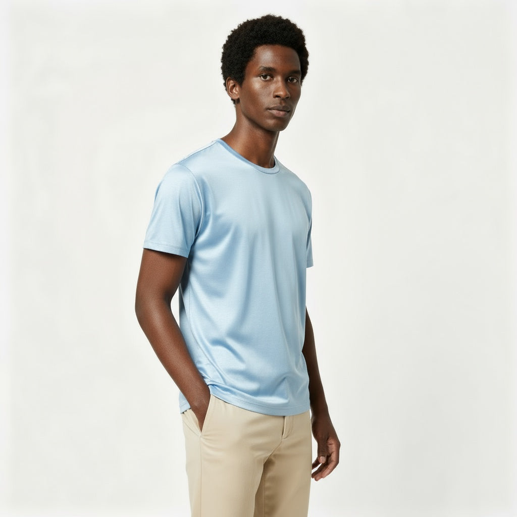 T-Shirt Για Άνδρες 70% Μετάξι