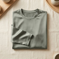 Tricou 100% Mătase de Dud - Mâneci Lungi