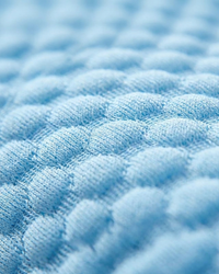 Détail du tissu toucher froid 3D - StudioSoie