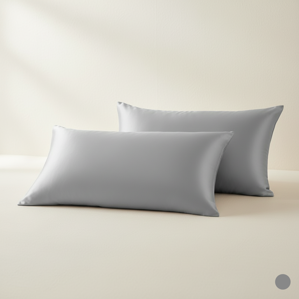 Lot de 2 Taies d'Oreiller en Satin - StudioSoie