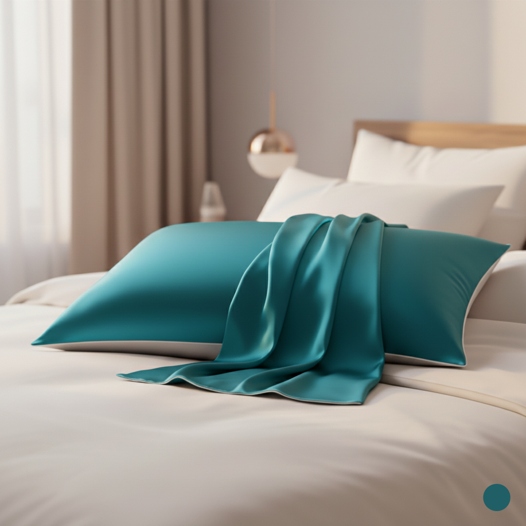 Taie d'Oreiller en Soie et Coton Bi-face - StudioSoie