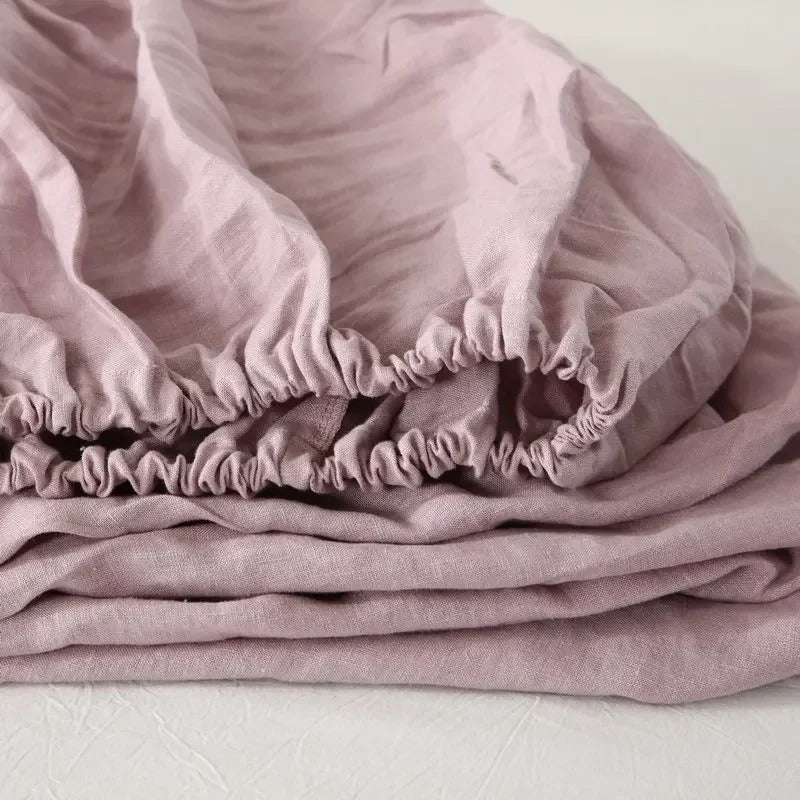 100% Linen Fitted Sheet