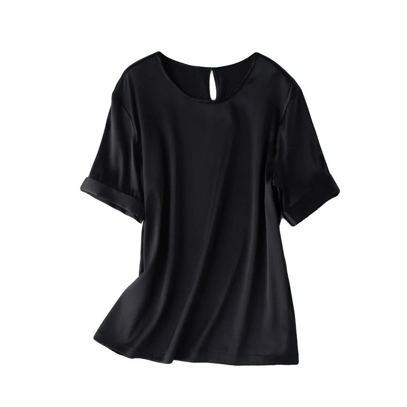 Seiden-T-Shirt – Damen