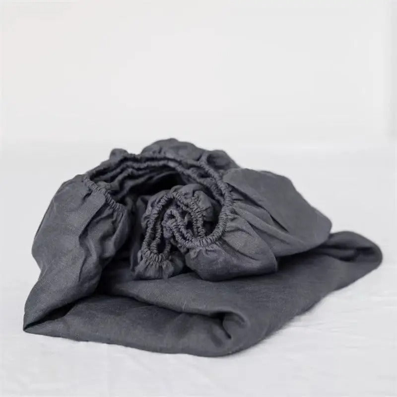 Drap Housse en Lin 100% - StudioSoie