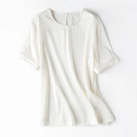 T-Shirt en Soie-Femme - StudioSoie