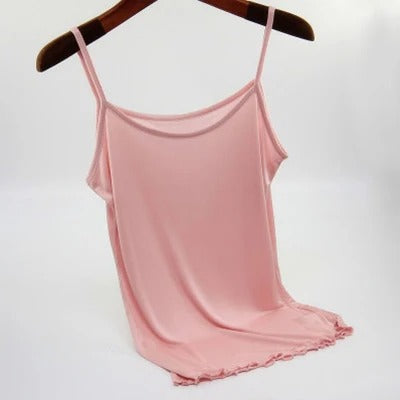 Tank Top Silk Nightgown