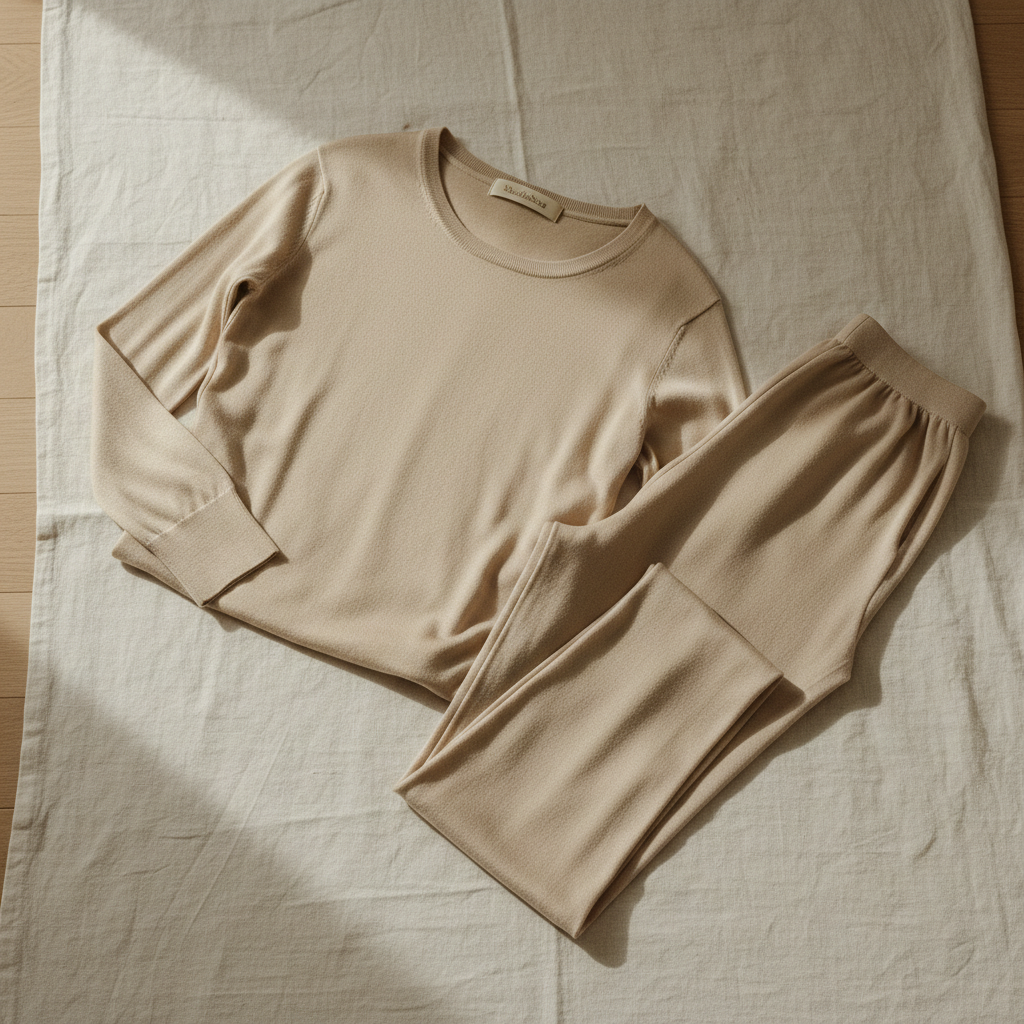 Ensemble Pyjama en Soie Tricotée - 100% Soie Naturelle - StudioSoie